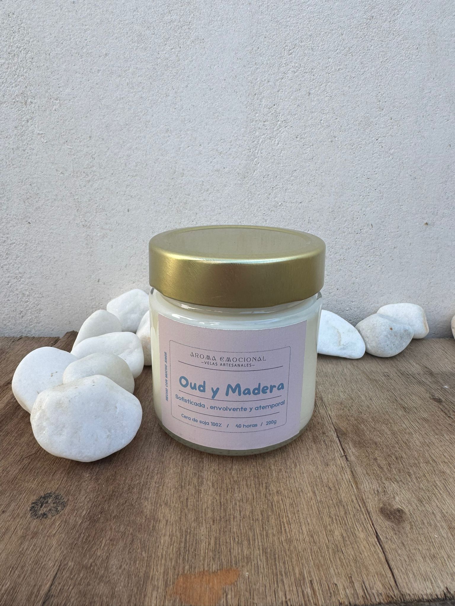 Vela Oud y Madera