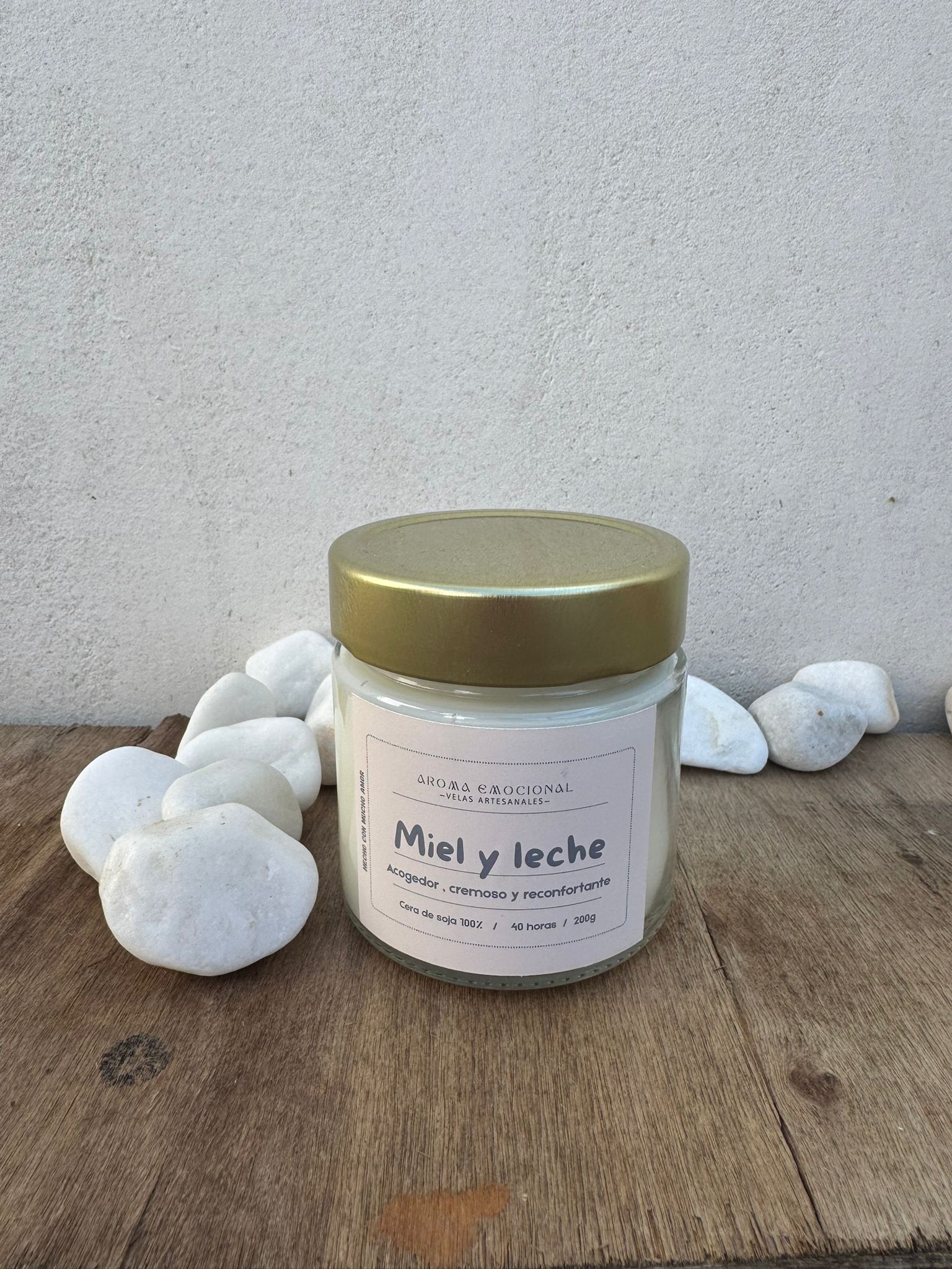 Vela Miel y Leche