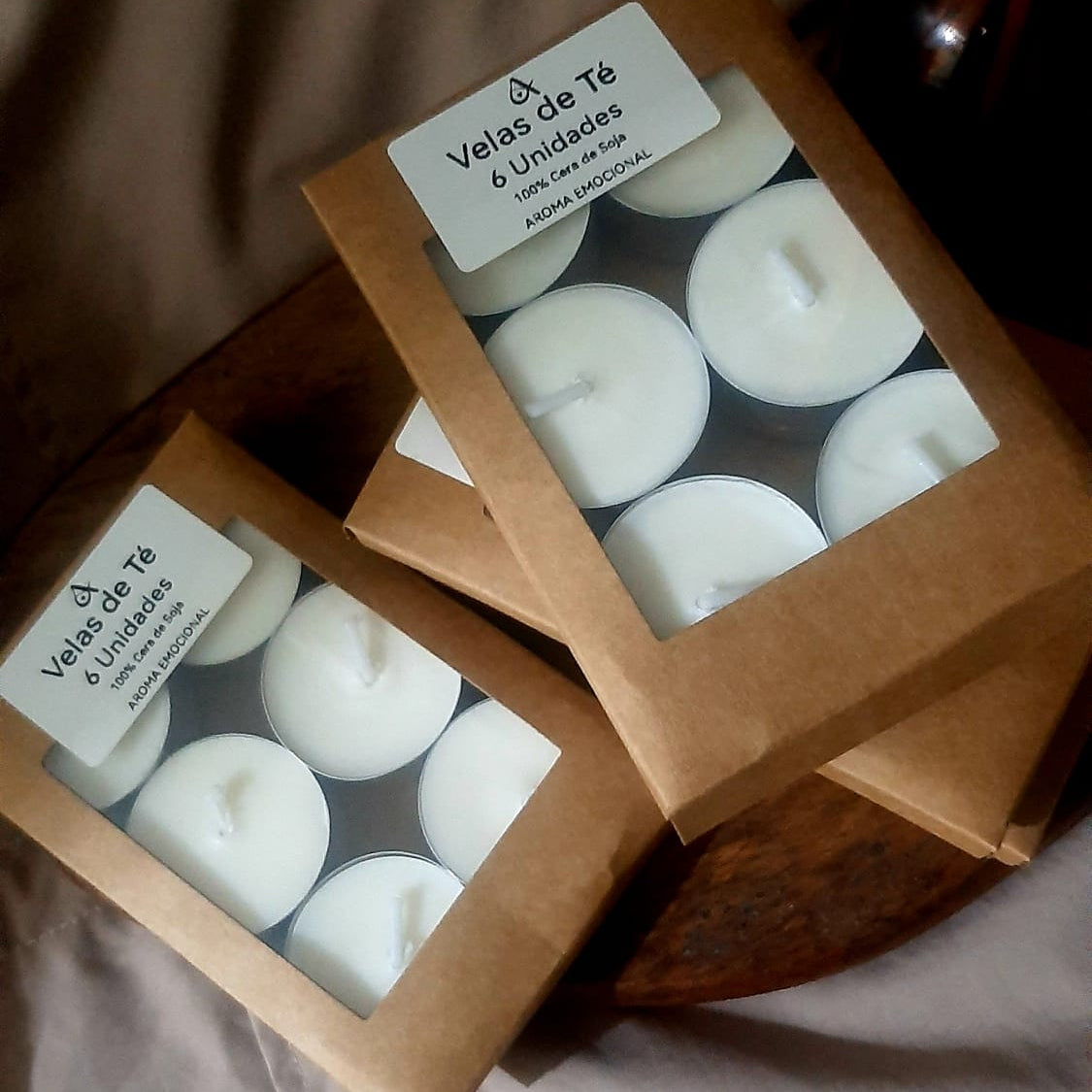 Velas de Té sin Aroma
