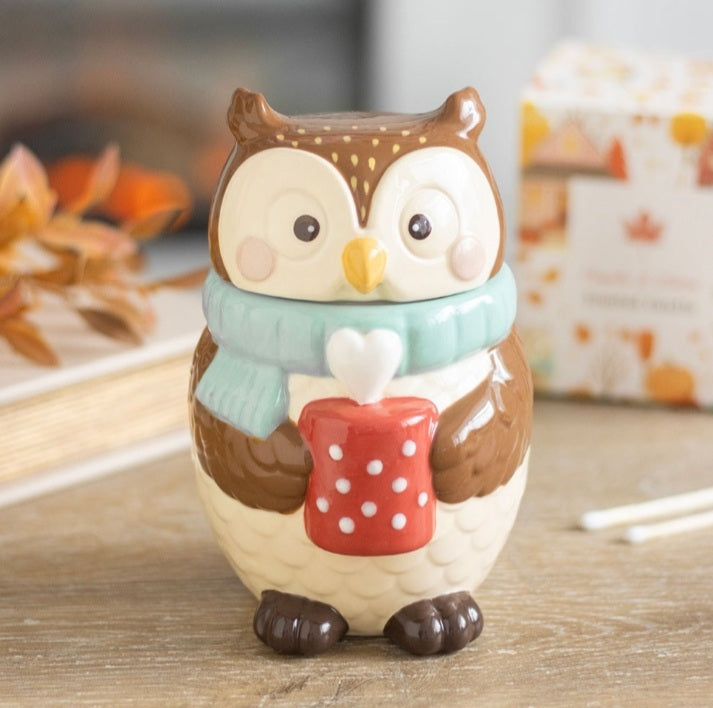 🦉 Quemador Búho Otoñal