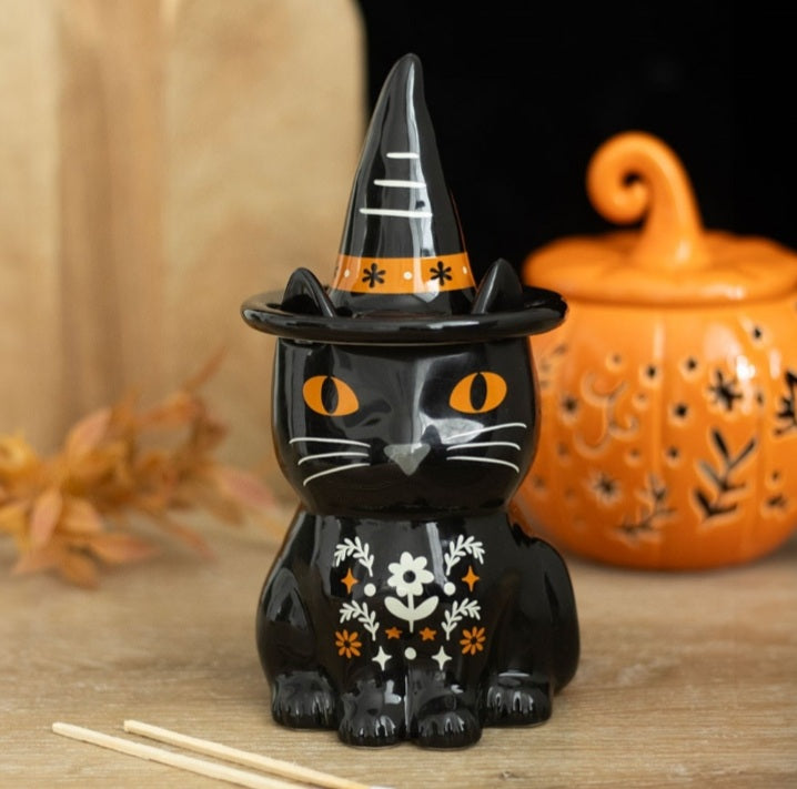 🐈‍⬛ Quemador Gatito Brujo - Edición Especial Halloween