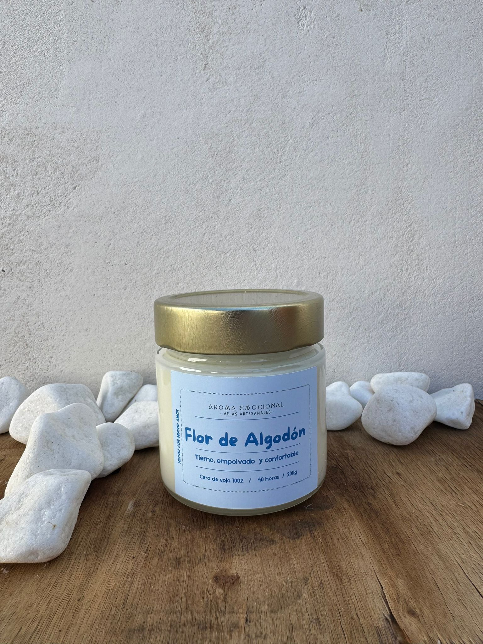 Vela Flor de Algodón