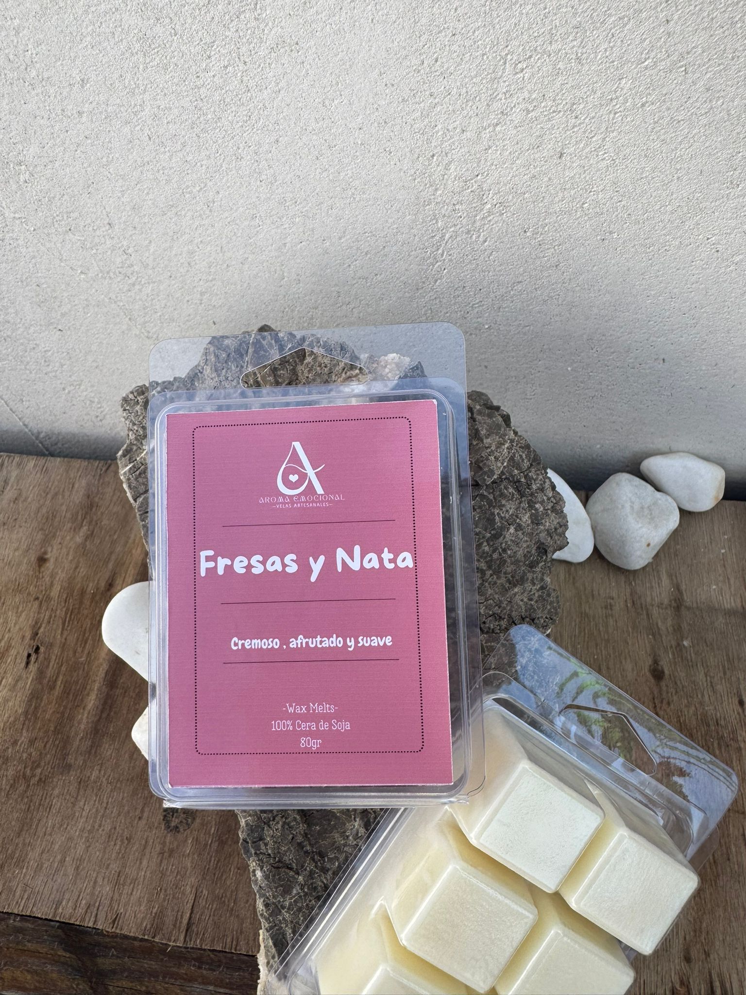 Wax Melts Fresas y Nata